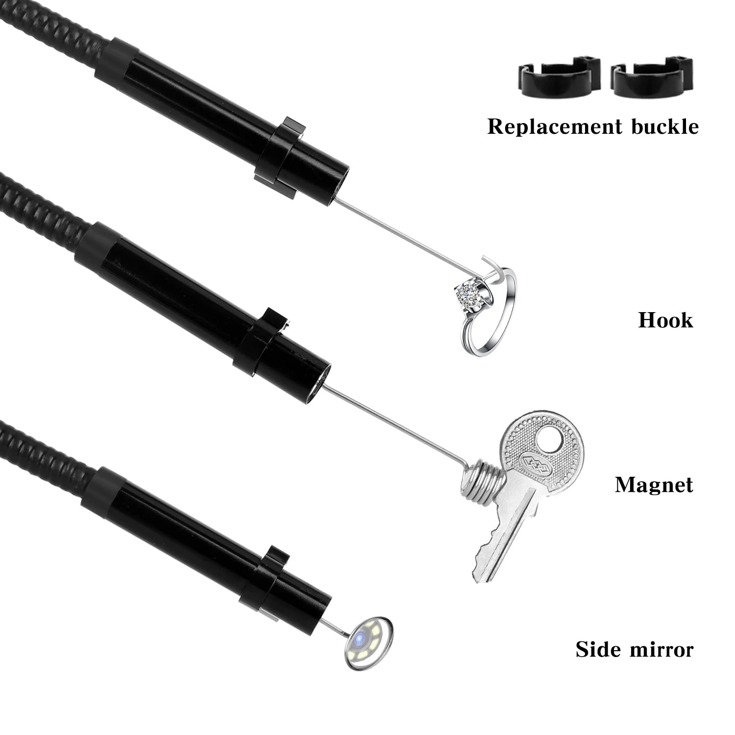 8mm Camera in Pipe Inspection High Definition Endoscope Industrial Auto Pipe Video 4.3 Inch Equipment Engine Borescope Camera