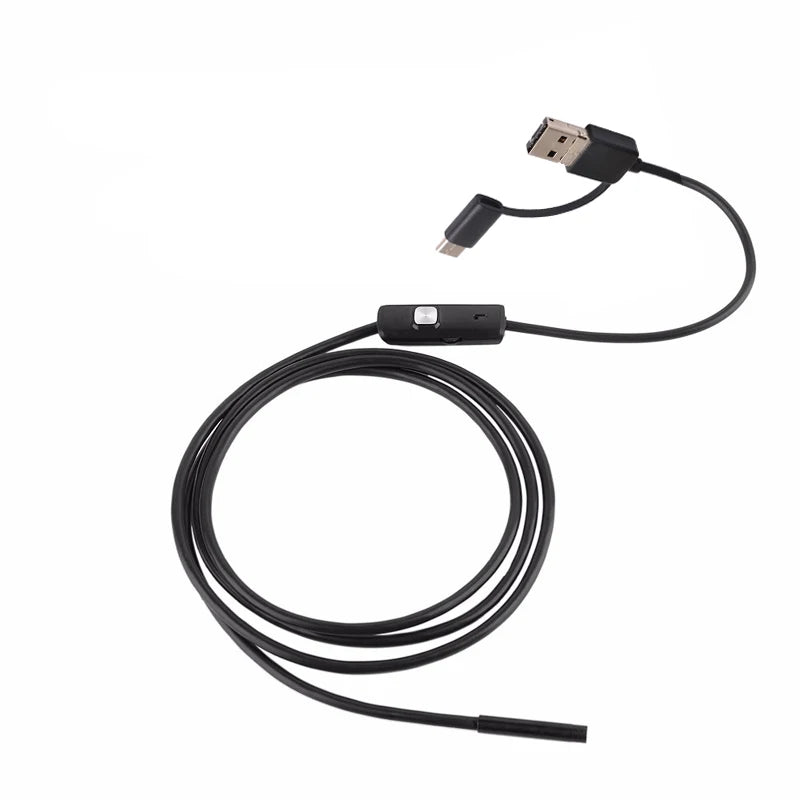 1m Cable 5.5mm Wifi Endoscope Camera Waterproof Borescope Hd Pipe Inspection Smallest Endoscope Camera