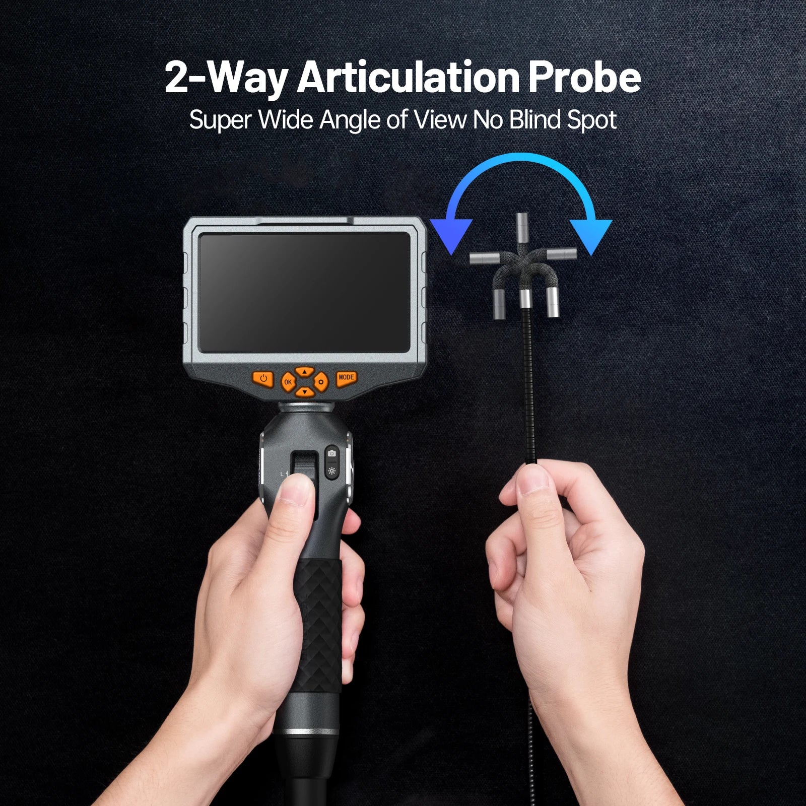 Factory Customized 8.5mm 5 Inch Handle Inspection Borescope Camera Multi Vehicle Diagnostic Tool Scope for Industrial