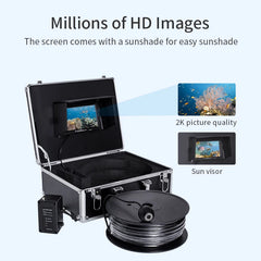 100m Digital Water Well Camera IP68 Outdoor Underwater  Inspection Camera CCTV Borehole Monitoring Waterproof Deep Water Well Ca