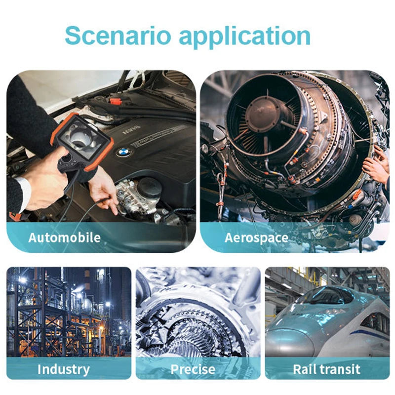 1.2mm Camera 360 Degree Borescope Camera with Light Videoscope  Inspection Rotating   Digital  Camera Joystick Autofocus