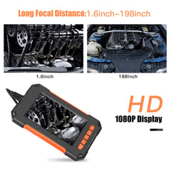 Car Inspection Industrial Endoscope Camera 4.3" IPS Screen 8.8mm Single Lens Car Inspection Borescope IP68 Waterproof