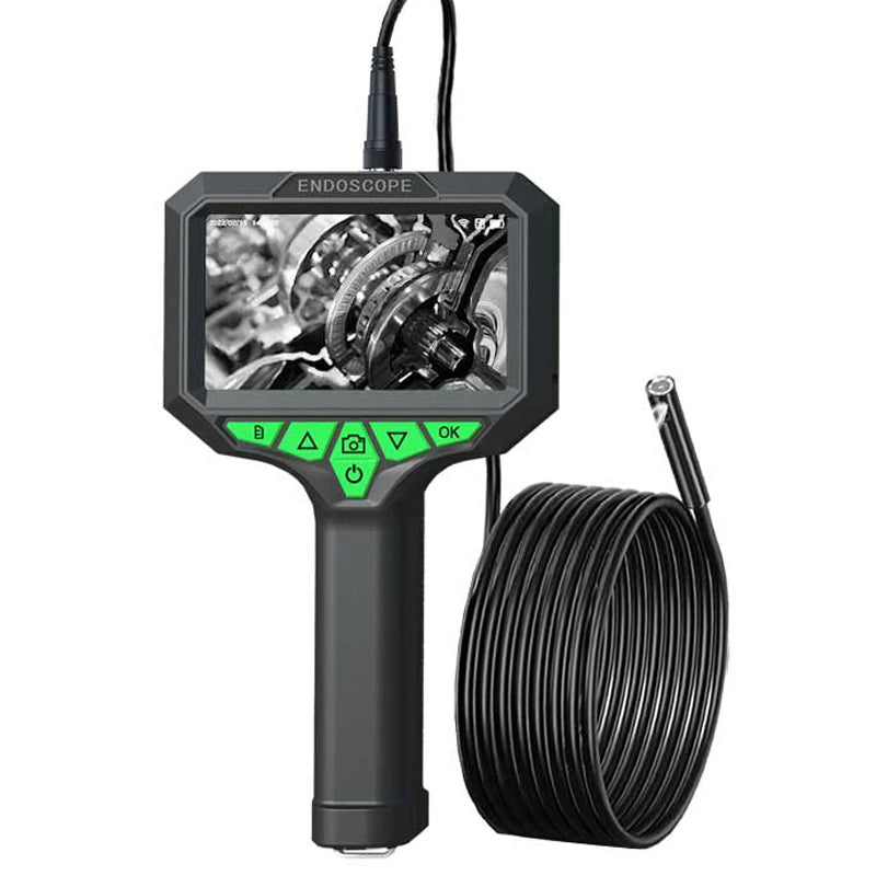 15M 4.3 Inch IPS Handheld Wide Angle Endoscope Camera 2MP IP67 Inspection Camera High Performance Aircraft Engine Borescope