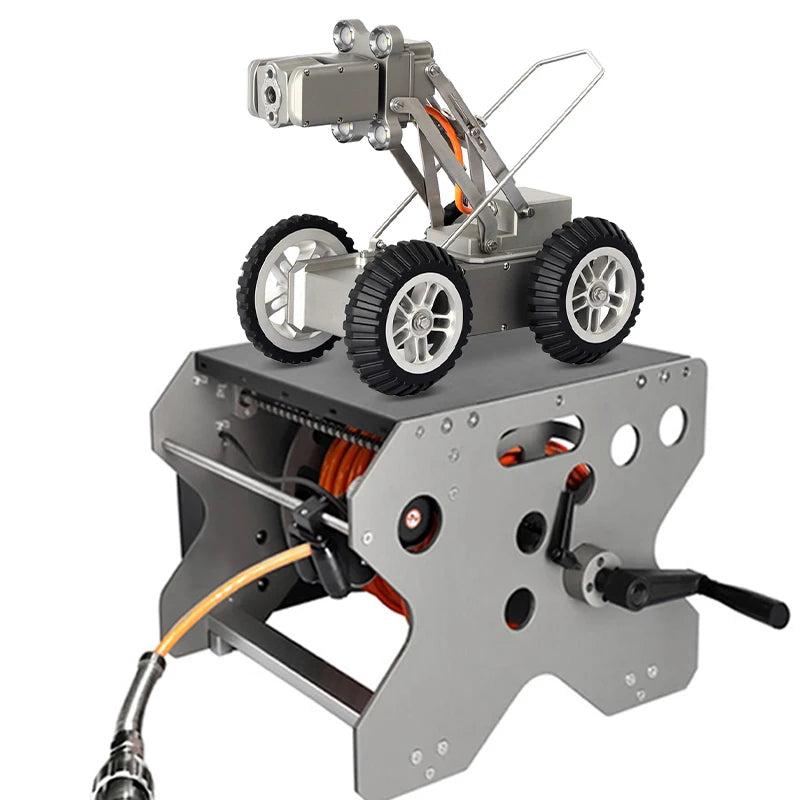 Underwater  CCTV Sewer Pipe Inspection Crawler Robot PTZ Camera for 200mm to 3500mm