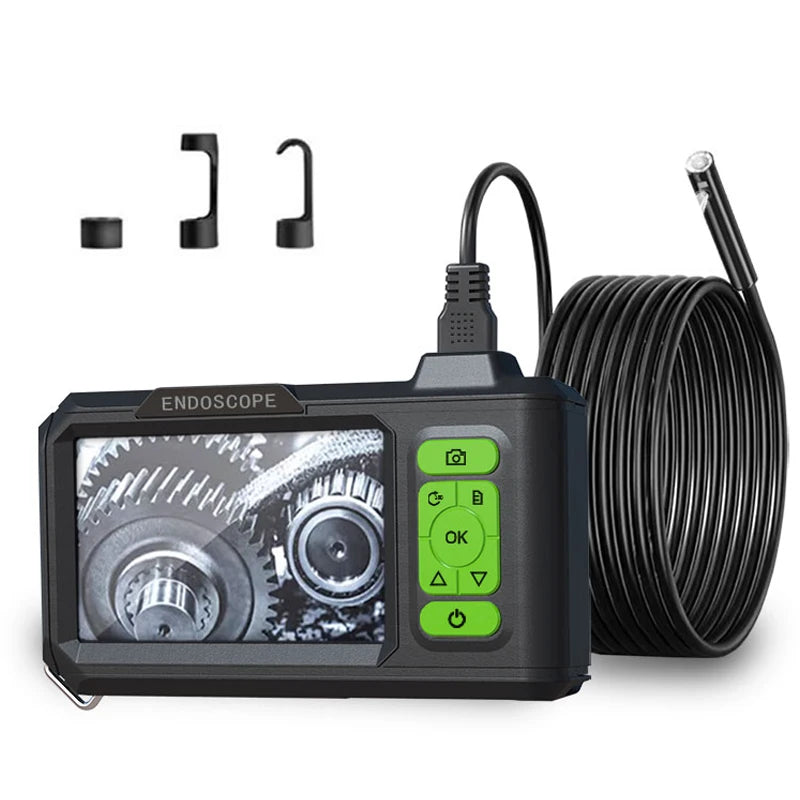 T31 dual three lens 7.9mm 5.5mm 4.3 inch Handheld borescope Industrial endoscope camera