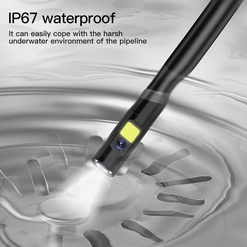 Portable Video Waterproof 5 Inch HD Camera Handheld Video Camera Waterproof G51 Industrial Inspection Endoscope Camera